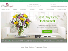 Tablet Screenshot of mercibouquet.com